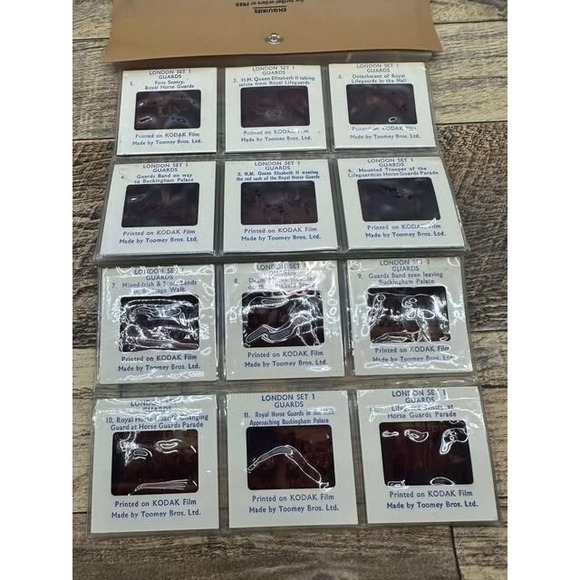 Kodak London "Colour Slides" London Guards 35M Printed on Eastman Ektachrome - Picture 4 of 9